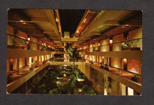 HI Mauna Kea Beach Hotel Hawaii Postcard Waimea Interior view