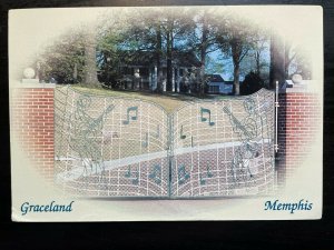 Vintage Postcard 1970's Graceland Home of Elvis Presley Memphis Tennessee