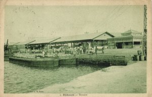 djibouti, DJIBOUTI, Douane, Customs (1930s) Postcard