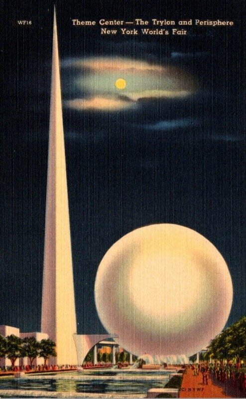 New York World's Fair 1939 The Trylon and Perisphere