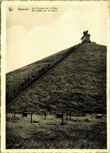 RPPC The Stairs of Hill Grand Lion Hotel Waterloo Brussels Real Photo Postcard