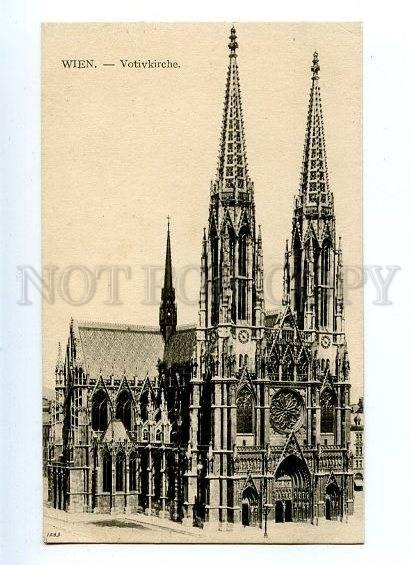 131495 AUSTRIA WIEN Votivkirche Vintage postcard