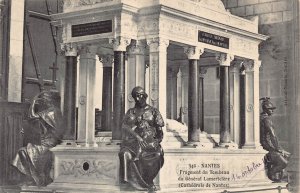 France 1911 Nantes Fragment du Tombeau General Lamoriciere Tomb vintage postcard