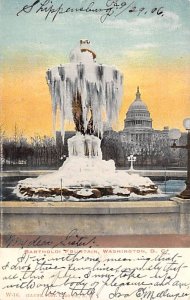 Bartholdi Fountain Washington, DC, USA R.P.O., Rail Post Offices PU 1906 