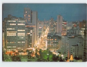 Postcard Night View, Curitiba, Brazil