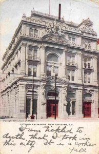 Cotton Exchange Building New Orleans Louisiana 1908 postcard