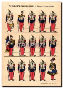 Old Postcard The uniforms Voltigeurs (Imperial Guard) Army Metiers