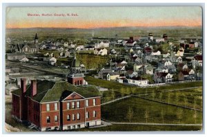 Mandan North Dakota ND Postcard Aerial View Of Morton County Residence 1910