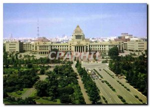 Postcard Modern Building of the National Assembly Tokyo