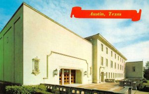 TX, Austin  LAW BUILDING~University of Texas   c1960's Chrome Postcard
