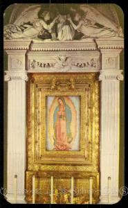 The Main Altar showing the Virgen of Guadalupe