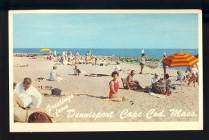 Dennisport, Massachusetts/MA Postcard, Glenden Beach,Cape Cod, 1975!
