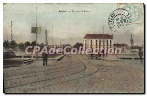 Postcard Roanne Old Bridge on the Loire