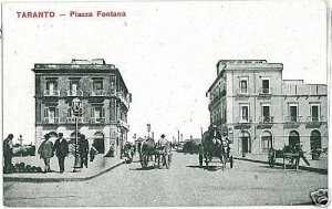 TA001 Vintage Postcard: TARANTO City - BEAUTIFUL!-