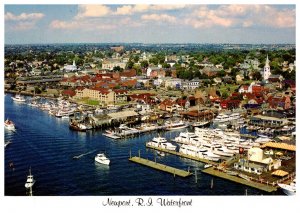 Rhode Island  Newport Bird's Eye view Waterfront