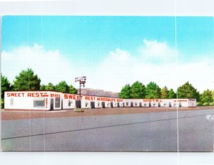 Sweet Rest Motel Missoula Montana POSTCARD Hazel, Sam Mercer