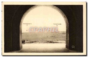 Old Postcard Army Lighthouse and Douaumont ossuary