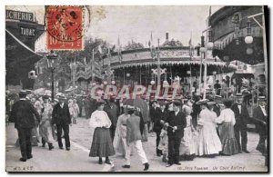 Old Postcard Fete Foraine One corner leads Chassures Paris Street of London &...