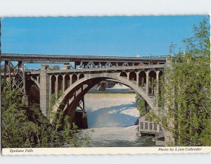 Postcard Spokane Falls, Spokane, Washington