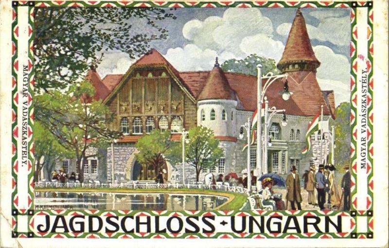 Internationale Jagd-Ausstellung Wien, Hungarian Hunting Lodge 1910 Kalmsteiner