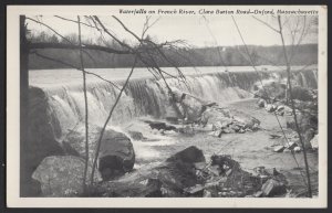Massachusetts OXFORD Waterfalls on French River, Clara Barton Road ~ WB