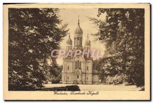 Old Postcard Wiesbaden Grechische Kapelle