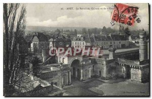 Old Postcard The Chateau Anet Portal