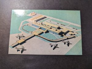 Mint Japan Aviation Postcard Tokyo International Airport Terminal Building