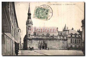 Old Postcard La Rochelle The Hotel De Ville