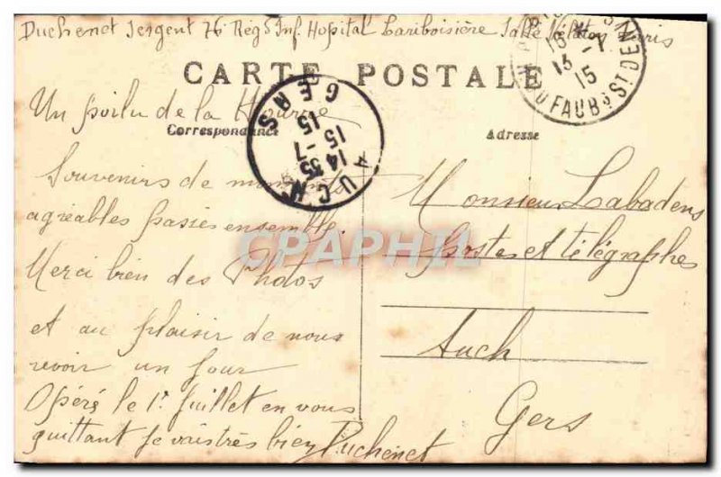 Old Postcard Paris Vendome Column