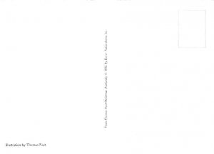 Christmas   Thomas Nast Continental Size: Approx 4 X 6 inches (15 cm X 10.5 c...