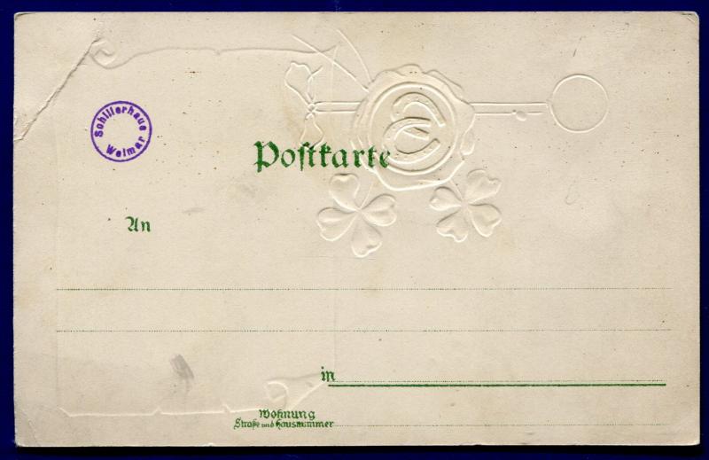 Gruss aus Weimar Germany postcard
