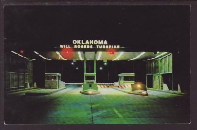 Will Rogers Turnpike OK Postcard 4052