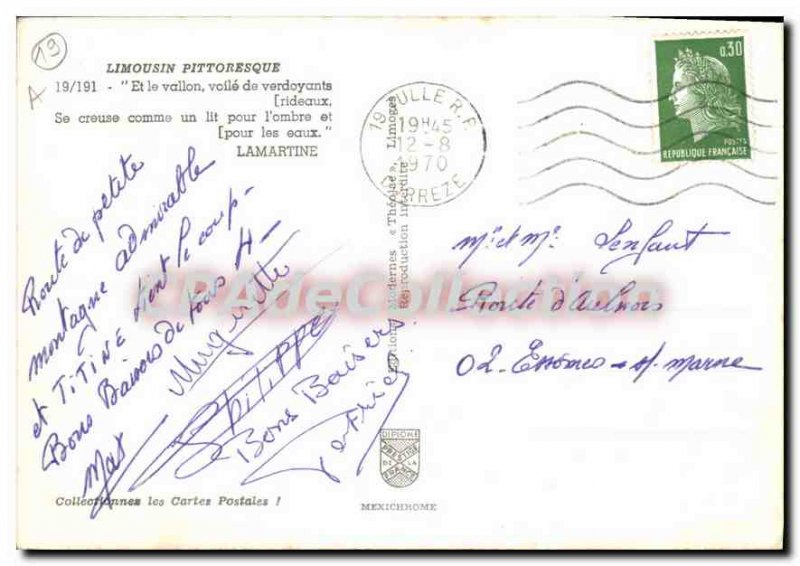 Modern Postcard Picturesque Limousin