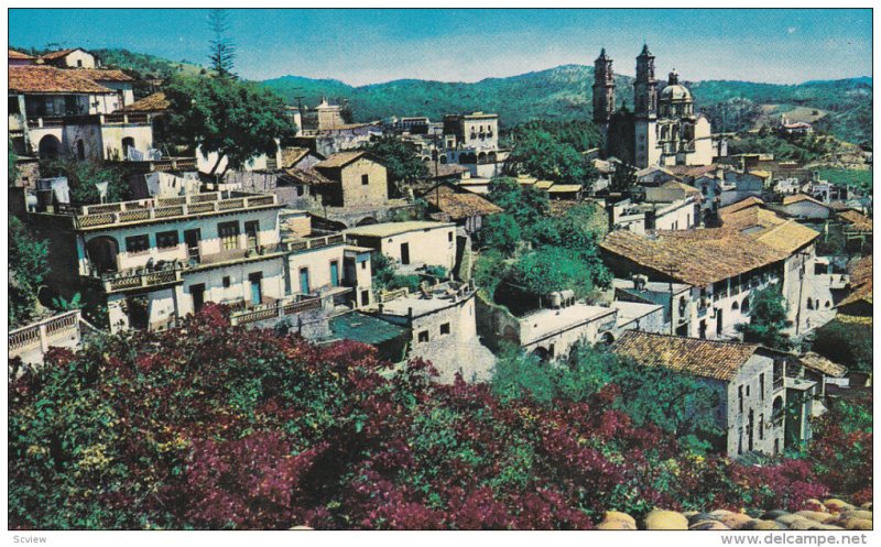 TAXCO, Guerrero, Mexico, 1940-9160's; Vista Panoramica