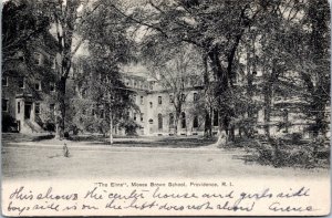 Postcard RI Providence - The Elms, Moses Brown School