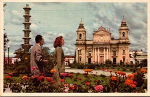 Advertising Pan American World Airways Beautiful Flowers and Cathedral City O...