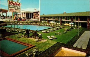 Vtg Ramada Inn On The Ocean Cape Kennedy Cocoa Beach Florida FL Unused Postcard