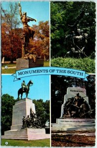 M-22359 Monuments Of The South Gettysburg Pennsylvania