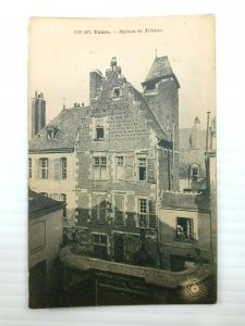 Vintage Postcard France Tours Maison De Tristan Building 1900s