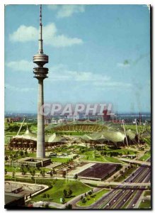 Postcard Modern Munchen Olymplastadion Sporthalle