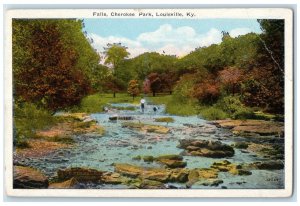 c1920's Falls Cherokee Park Louisville Kentucky KY Antique Unposted Postcard