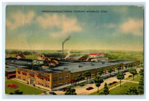 1948 Hinson Manufacturing Company, Waterloo Iowa IA Unposted Postcard 
