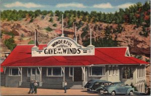 Entrance to the Cave of the Winds Manitou Springs CO Postcard PC503