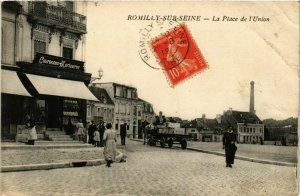 CPA ROMILLY-sur-SEINE Place de l'Union (863182)