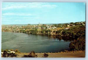 Saint John New Brunswick Canada Postcard Panoramic View of Lancaster c1950's