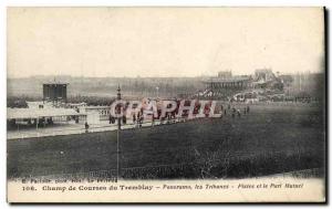 Old Postcard Horse Riding Equestrian Field Tremblay Panorama Tribunes races