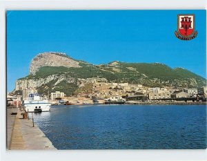 M-171303 View of Rock Commercial Mole Gibraltar British Overseas Territory