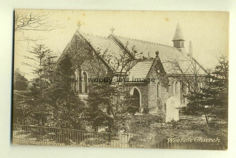 tp6455 - Weeton Church , Lancashire - postcard 