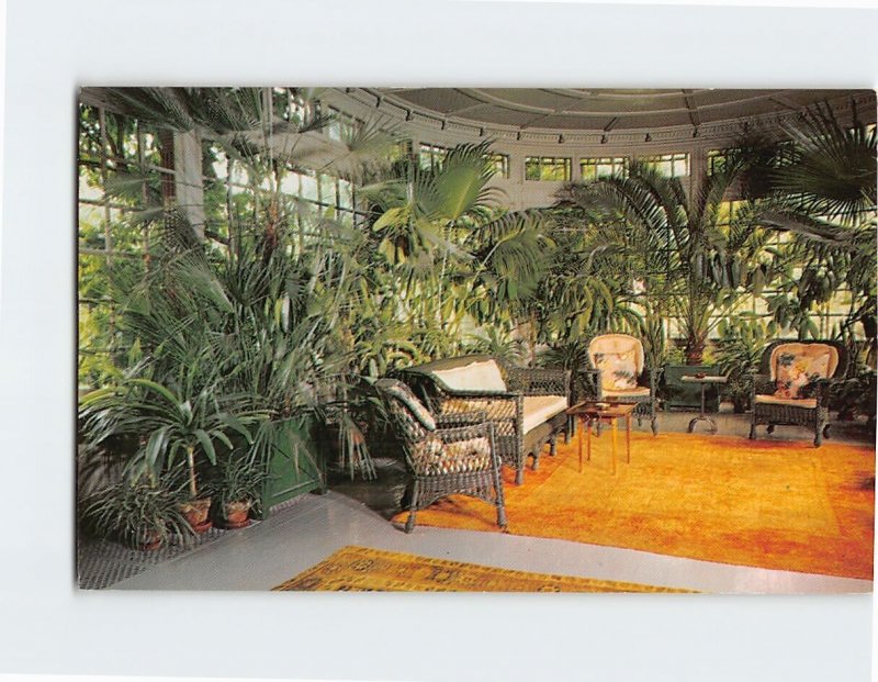 Postcard The conservatory at Glenmont, Edison National Monument, West Orange, NJ